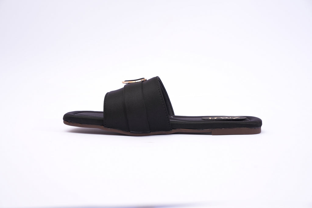 ZMRI Heart Charm Black Slide