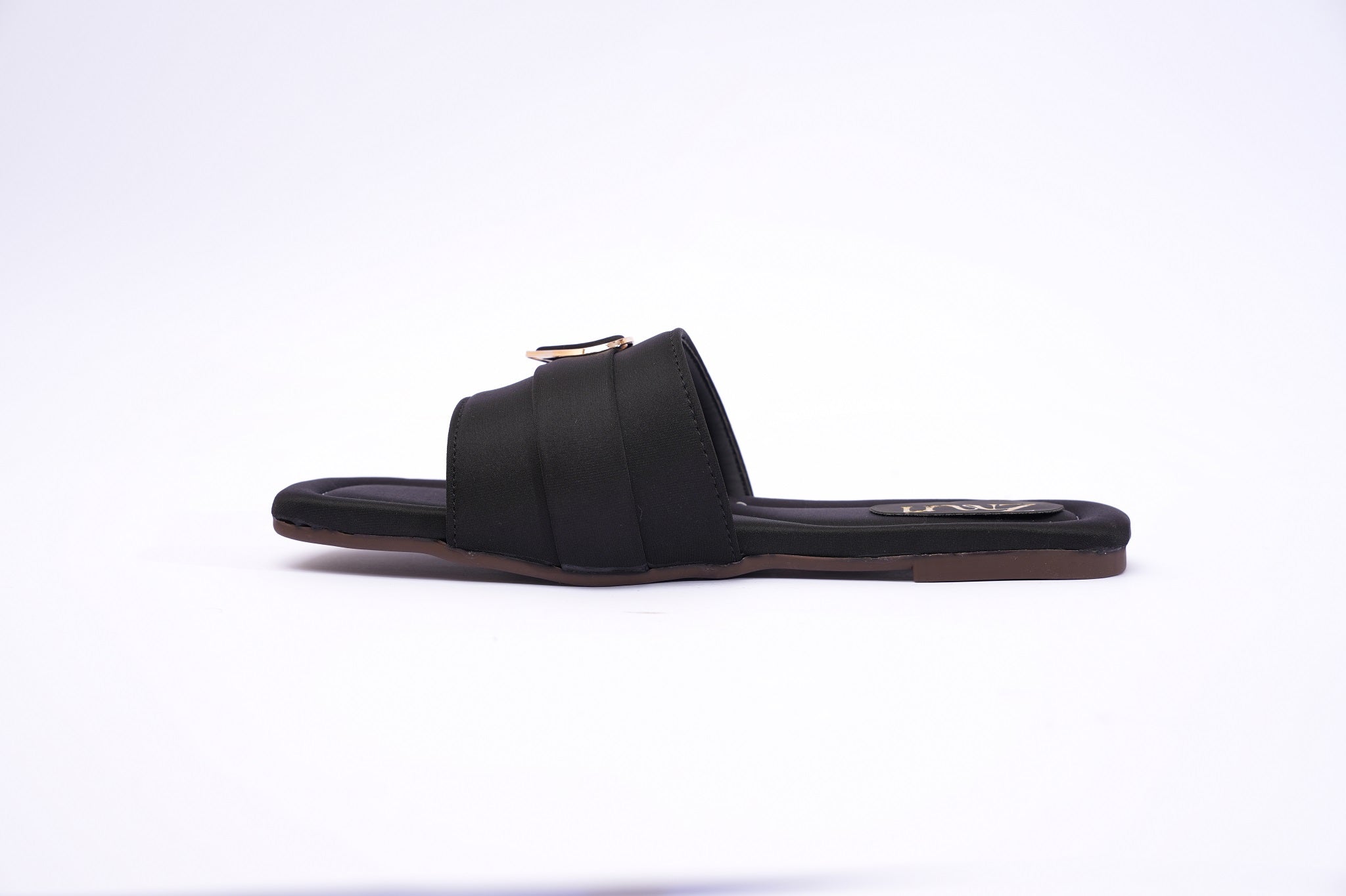 ZMRI Heart Charm Black Slide