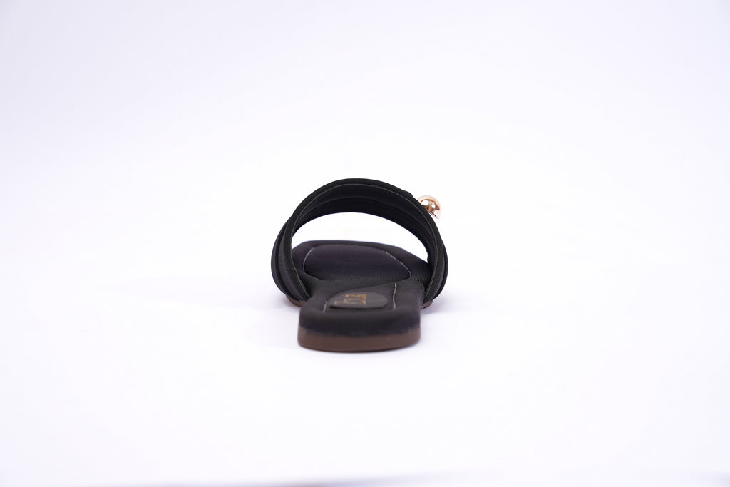 ZMRI Heart Charm Black Slide