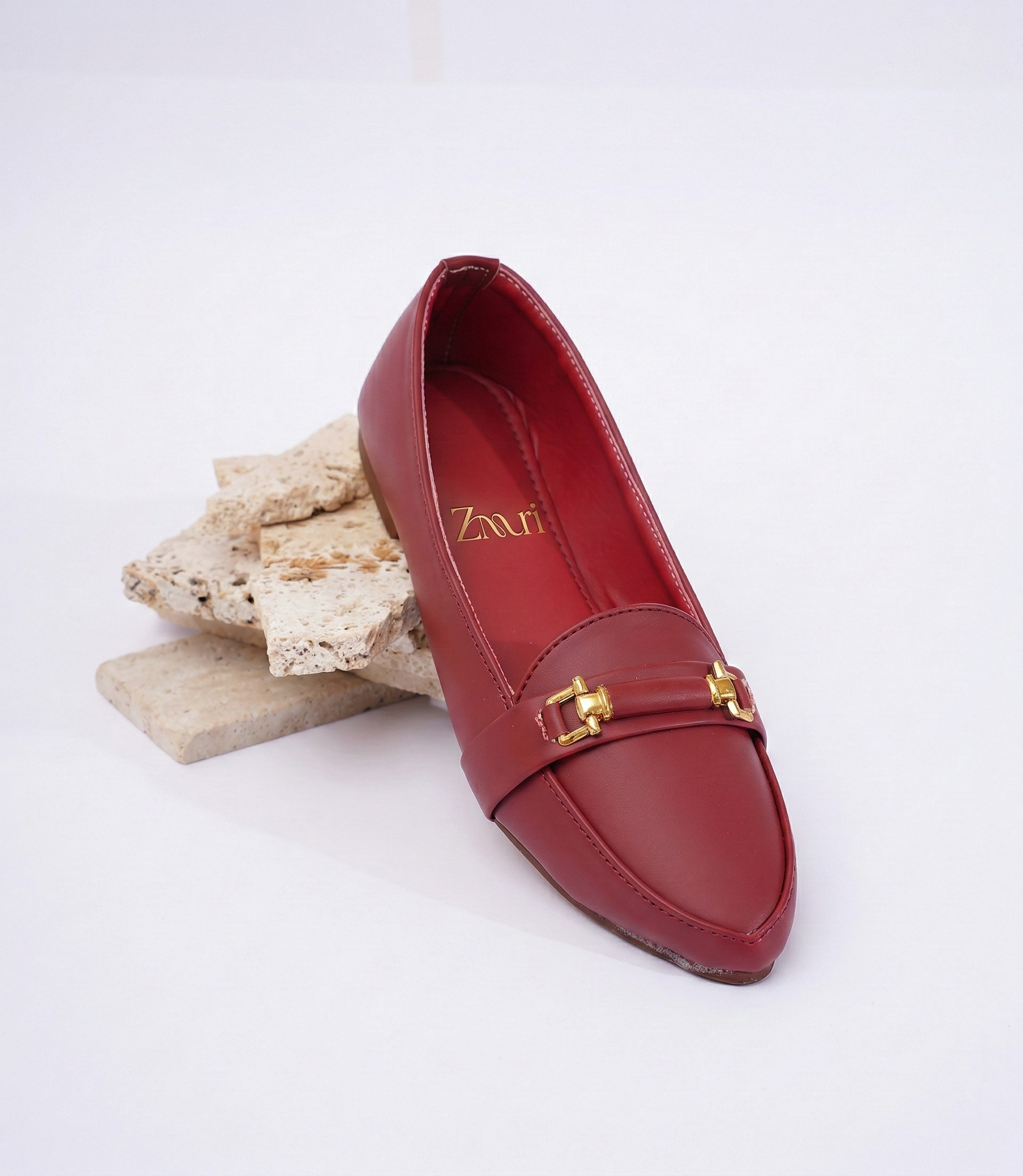 Red Monarch Chain Loafers