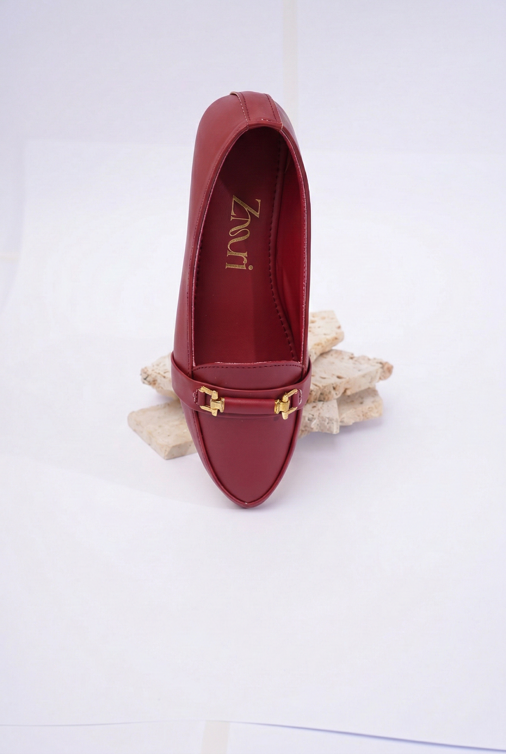 Red Monarch Chain Loafers