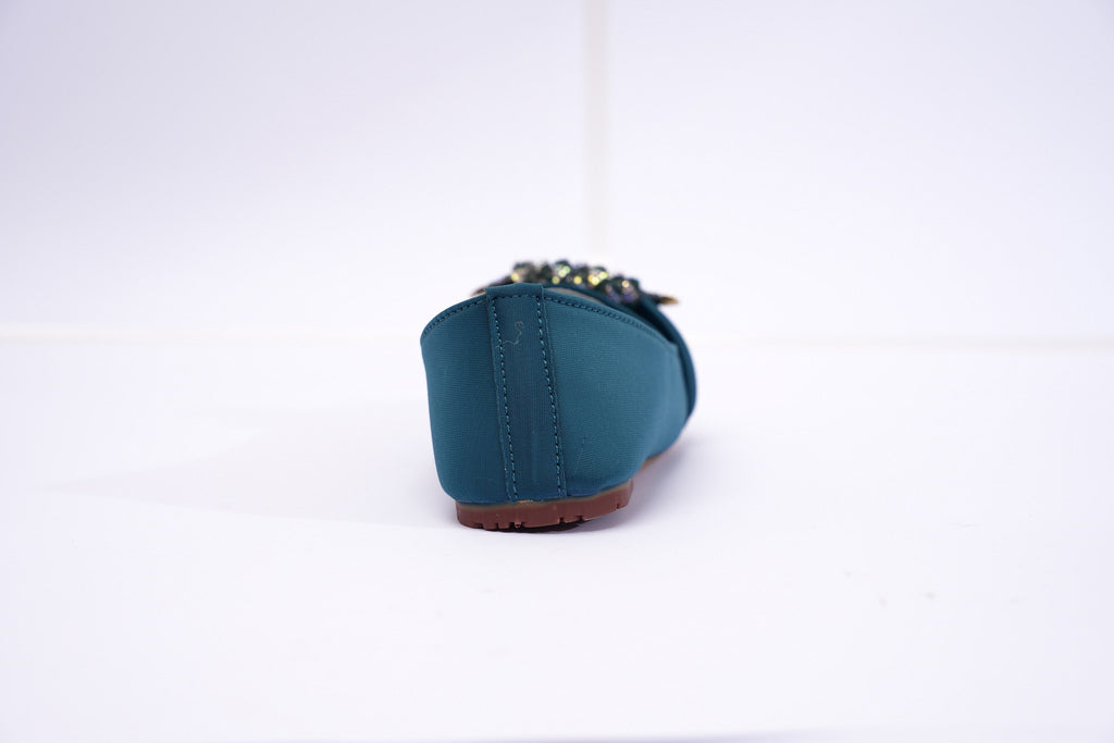 Elegant Teal Women’s Loafers