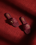 ZMRI Heart Charm Maroon Slide