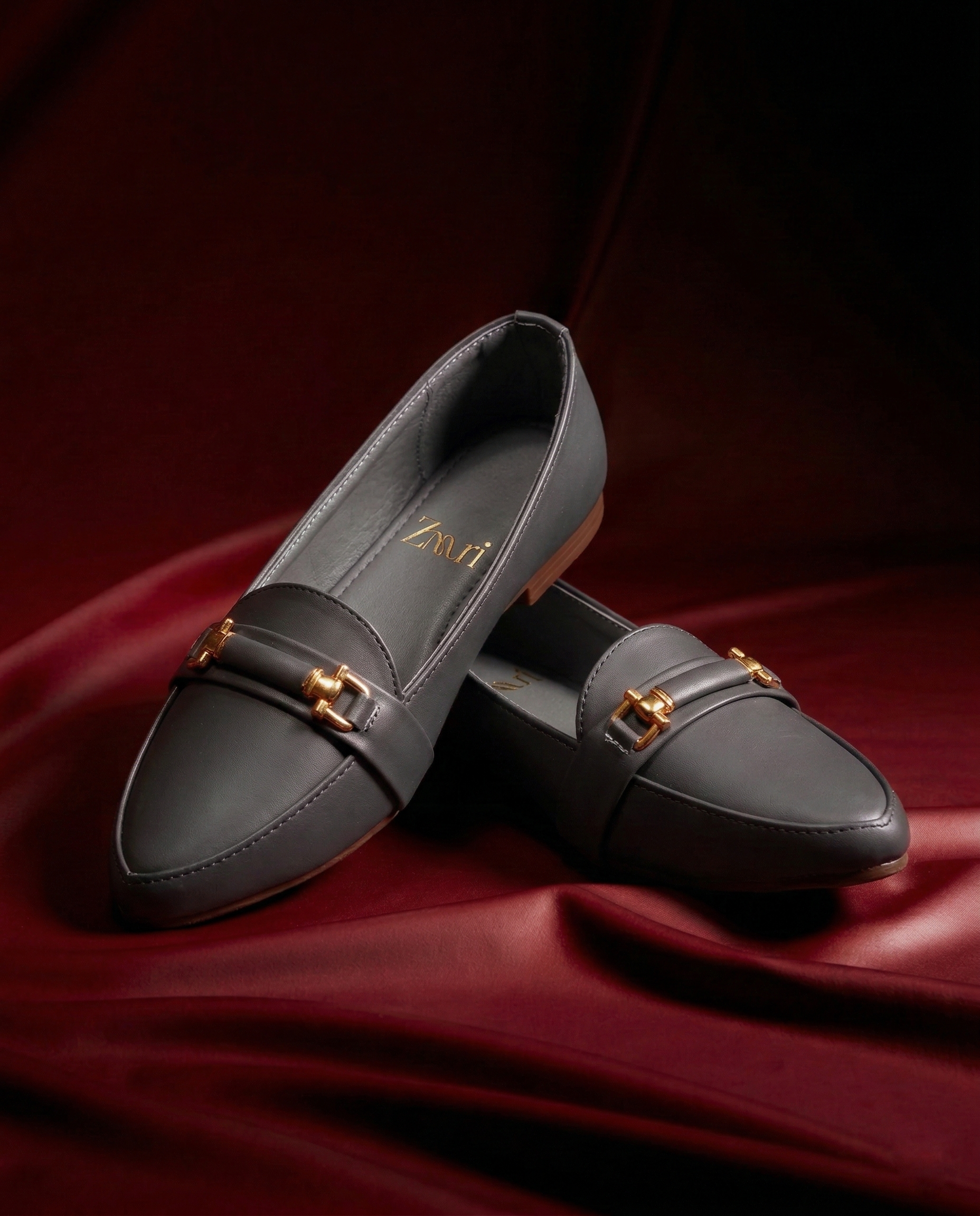 Red Monarch Chain Loafers