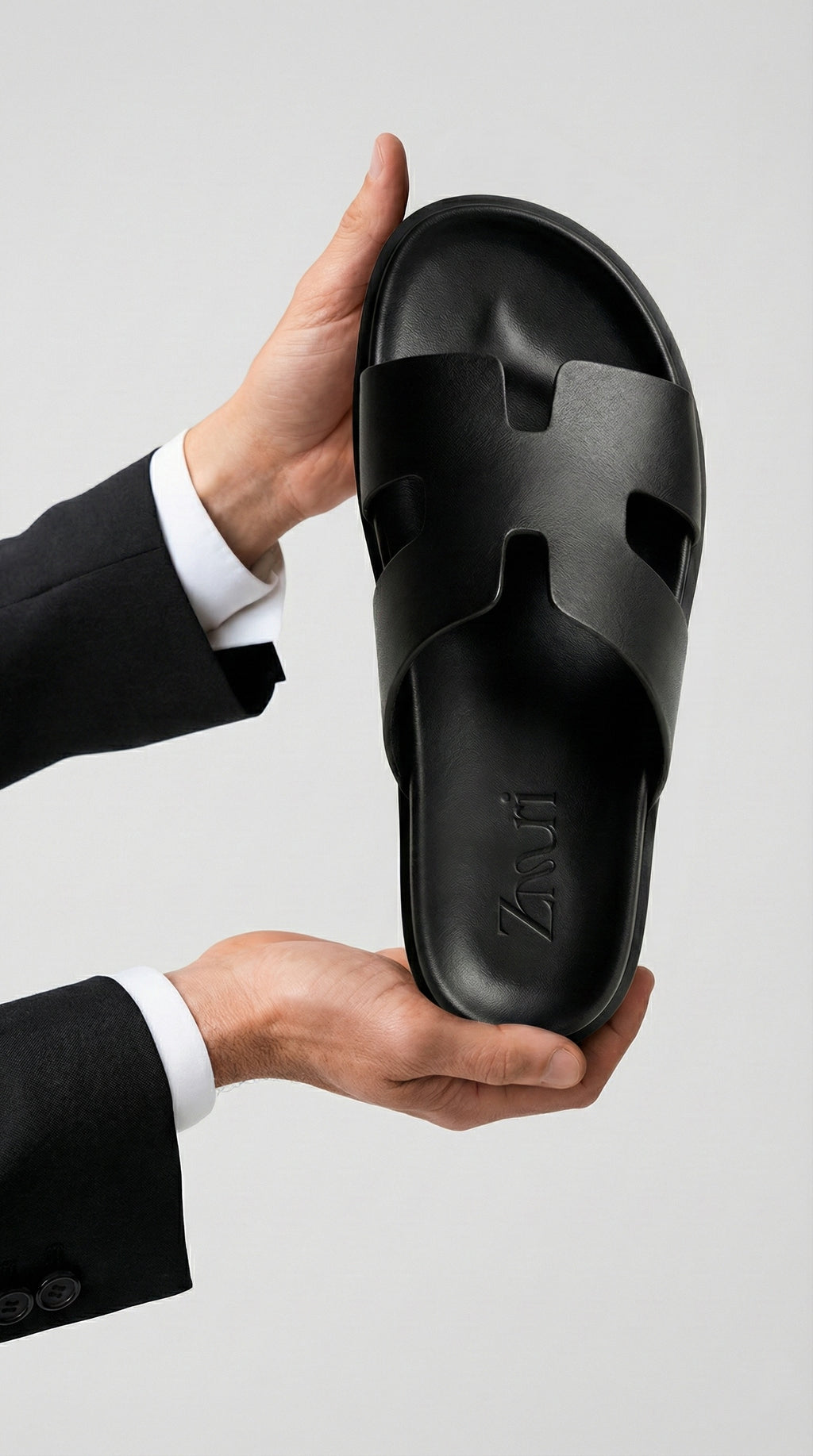 ZMRI Minimal Black Comfort H Slides
