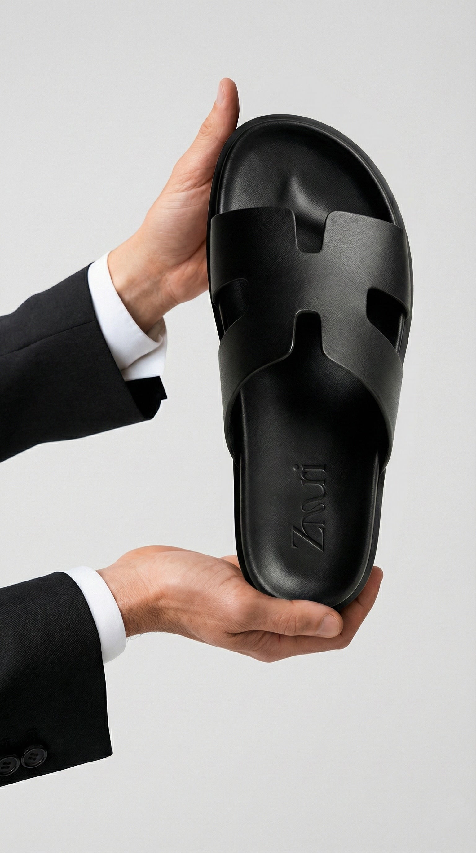 ZMRI Minimal Black Comfort H Slides